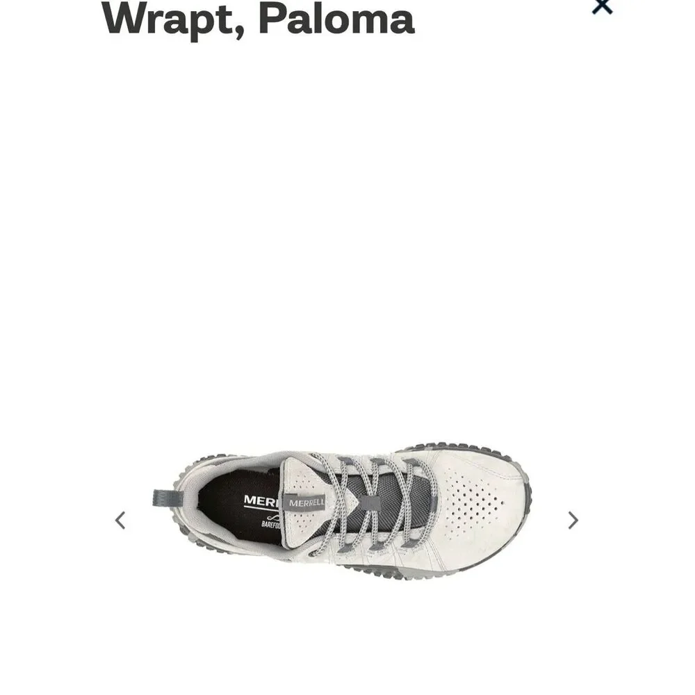 Merrell Gray and Black Athletic Shoes wrapt Paloma 7b - Picture 14 of 15